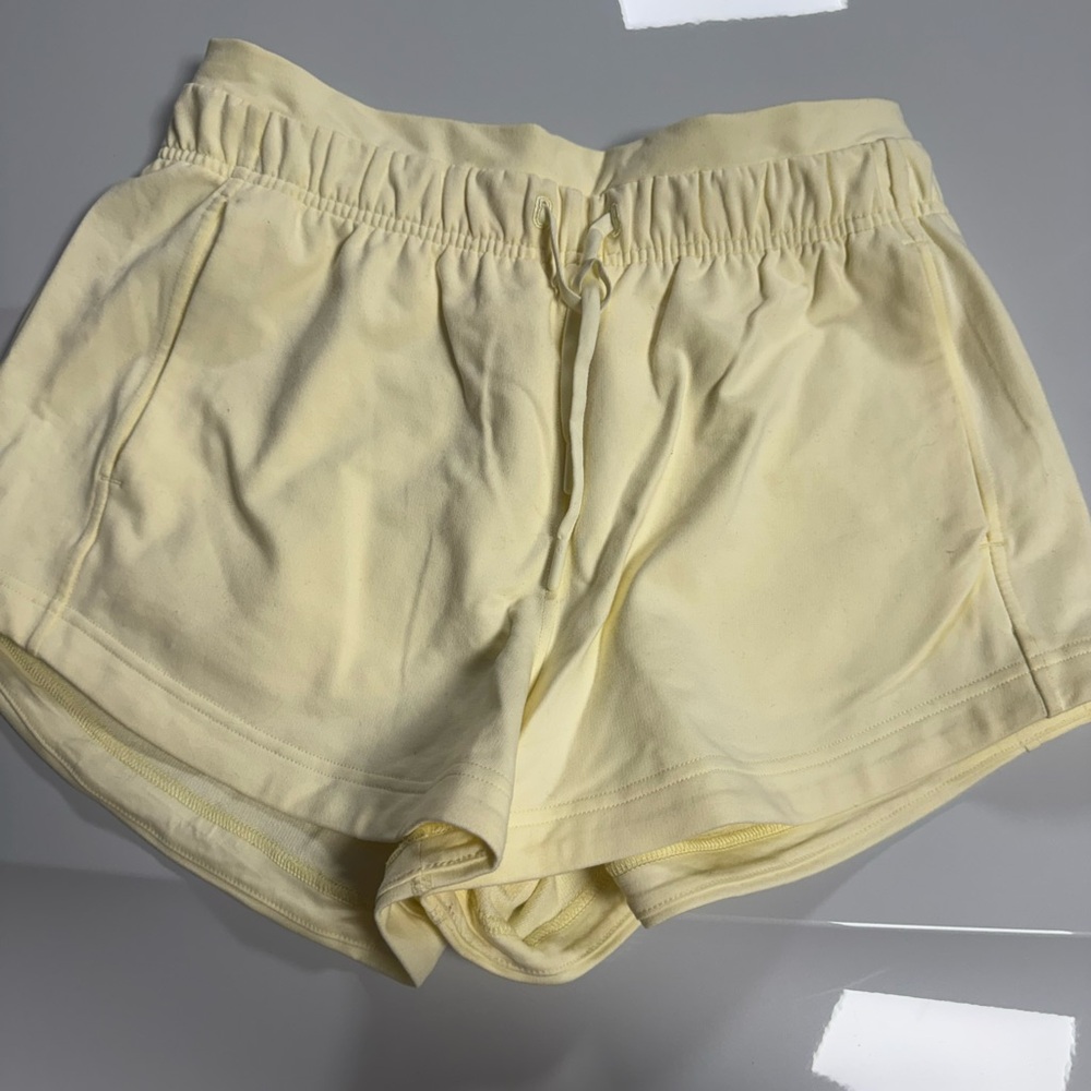 Women's Yellow Lulu Shorts